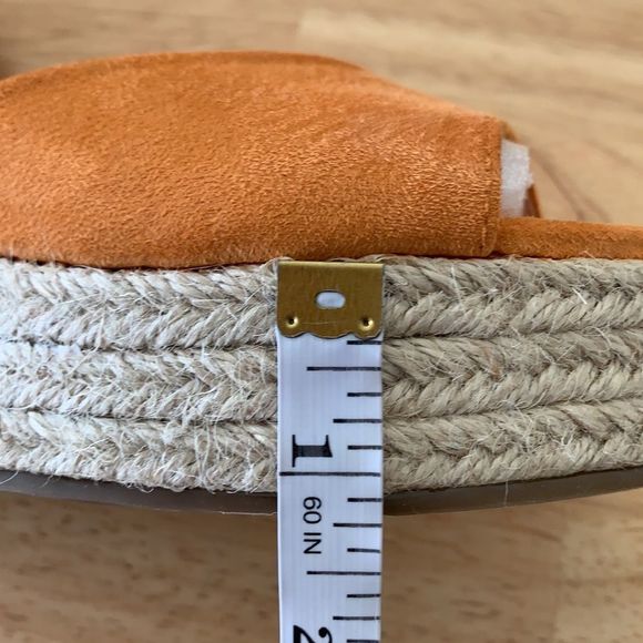 Orange Wedge Sandals - Picture 11 of 13